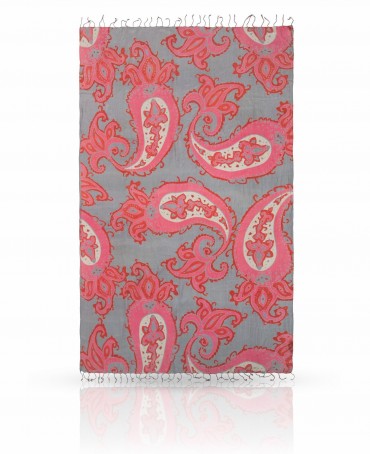 Палантин Женский S-PAISLEY/GREY.RED